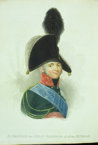 Alexander (1777-1825) de Grote Keizer van alle Ruslanden door Jean Antoine Pinchon